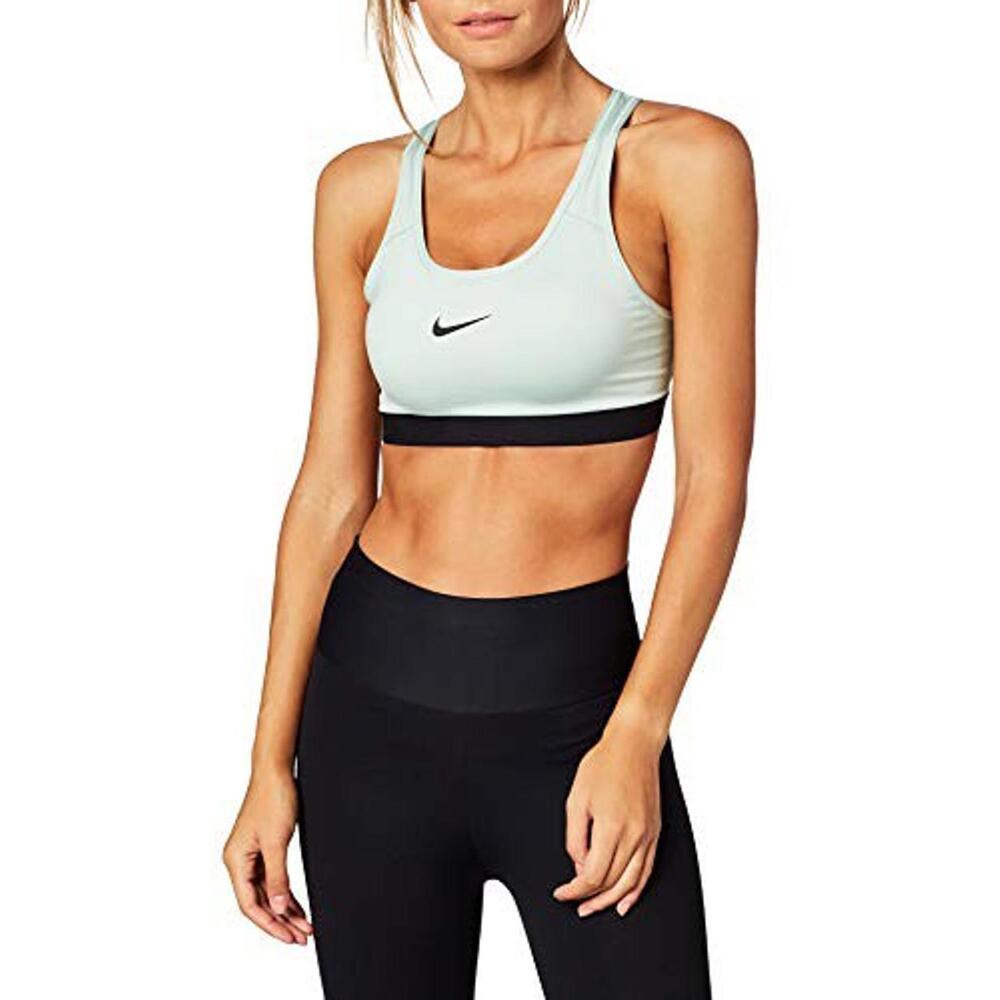 Nike Women's Classic Padded Sports Bra X-Small Pistachio/Black 823312-321